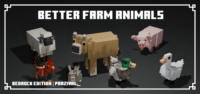 Better Farm Animals Texture Pack for Minecraft - Download mod screenshot 2