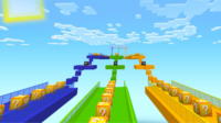 Lucky Block Race World for Minecraft - Download & Install mod screenshot 1