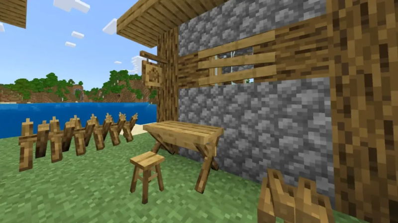 مود الأثاث القديم Feudal Furniture +800 قطعة لماين كرافت