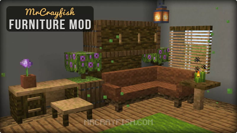 مود الأثاث والديكور Furniture Mod لماين كرافت جافا