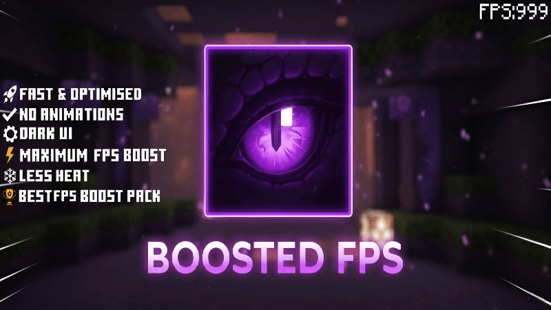 تكستشر باك Boosted FPS - زيادة الفريمات بدون تغيير شكل اللعبة
